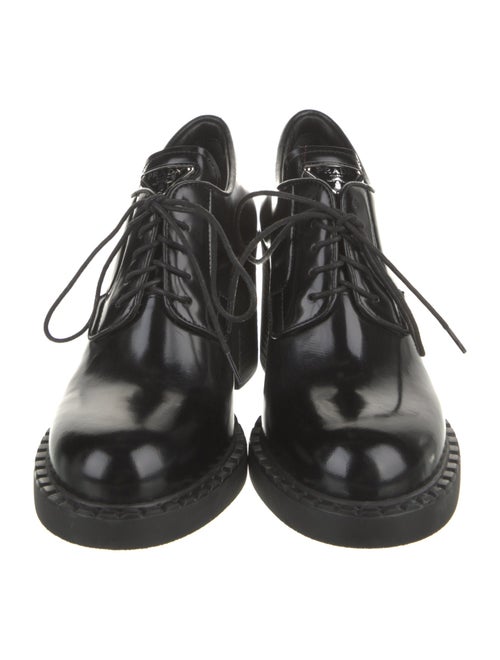 Prada Leather Lace-Up Boots