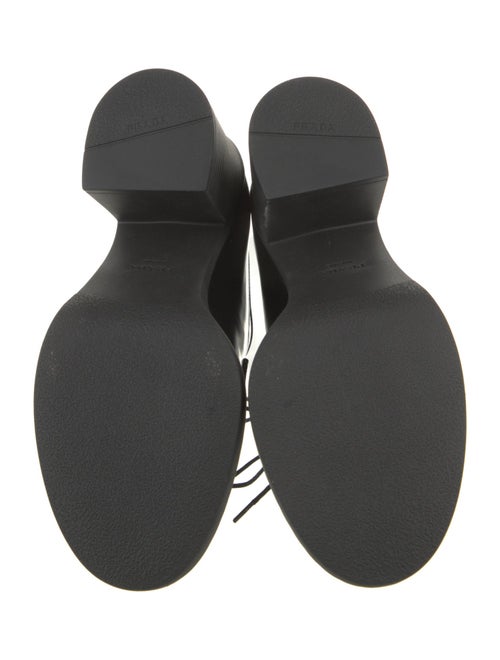 Prada Leather Lace-Up Boots