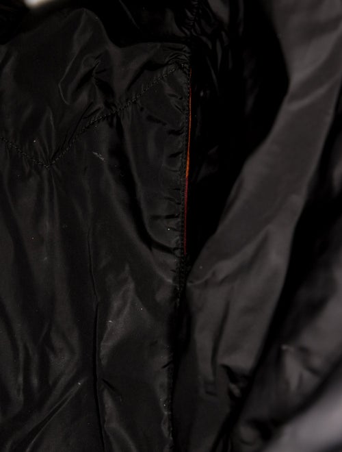 Prada Enameled Metal Triangle Tote