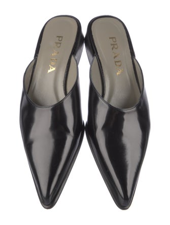 Prada Patent Leather Mules