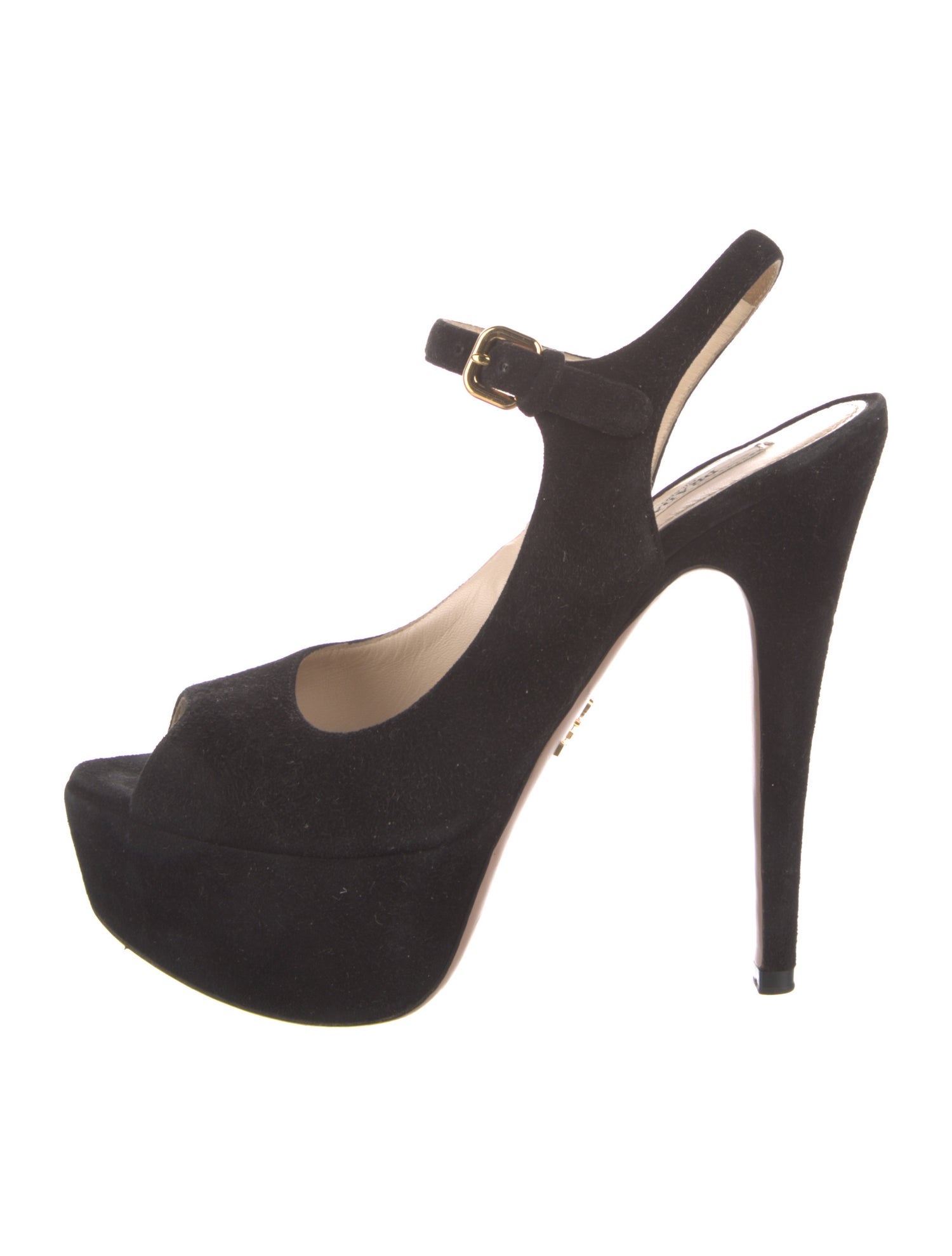 Prada Suede Slingback Pumps