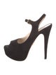 Prada Suede Slingback Pumps