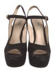 Prada Suede Slingback Pumps