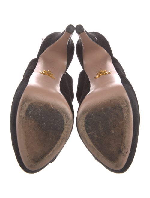 Prada Suede Slingback Pumps