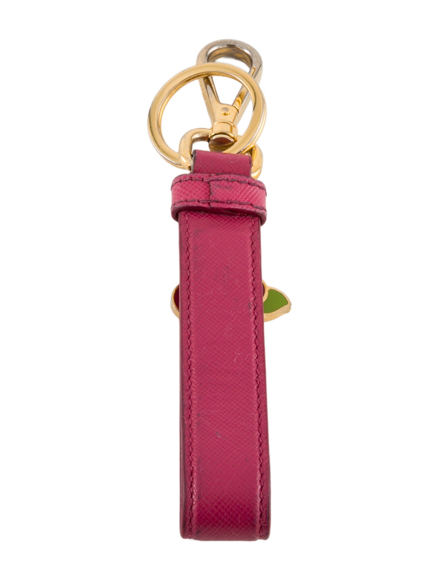 Prada Leather Keychain