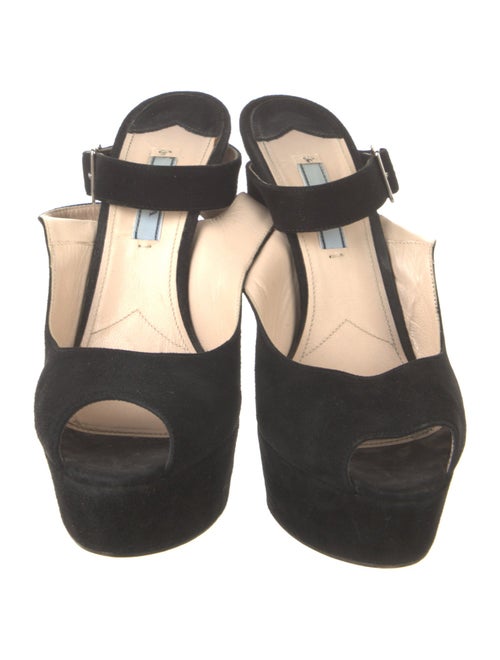 Prada Suede Slingback Pumps