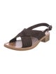 Prada Suede Slingback Sandals