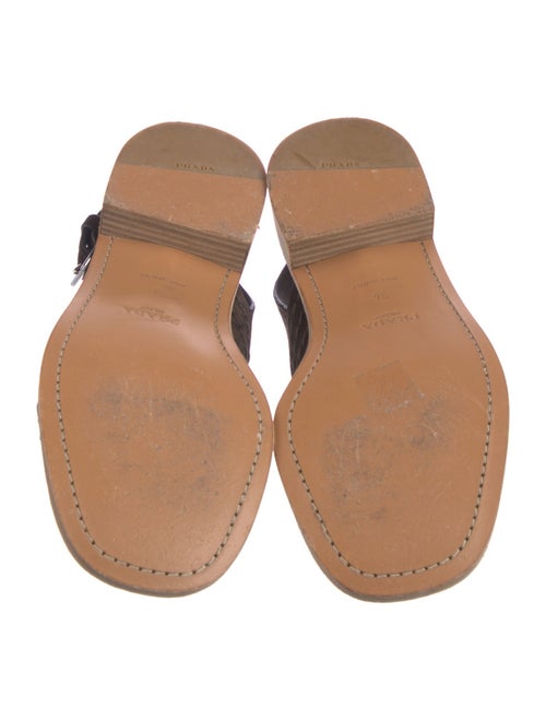 Prada Suede Slingback Sandals