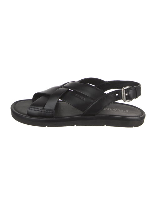 Prada Leather Slingback Sandals
