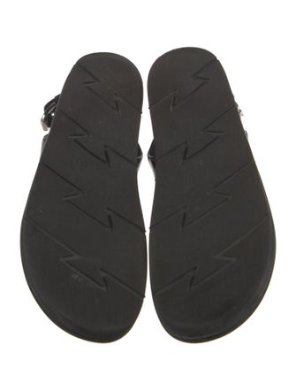 Prada Leather Slingback Sandals