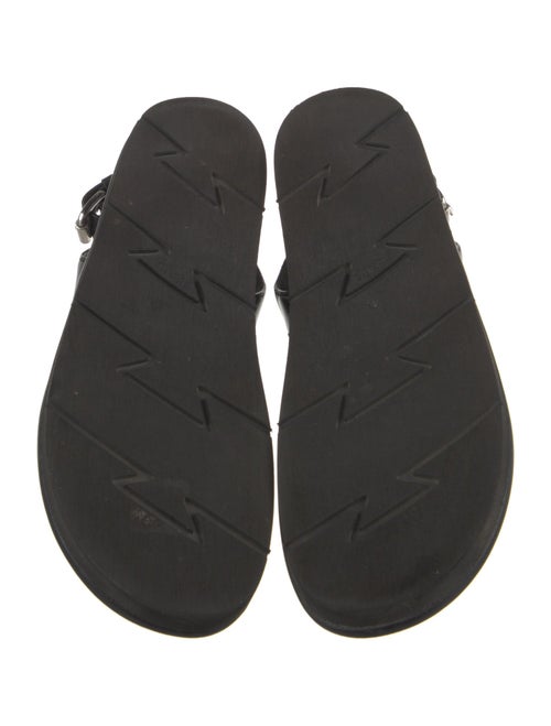 Prada Leather Slingback Sandals
