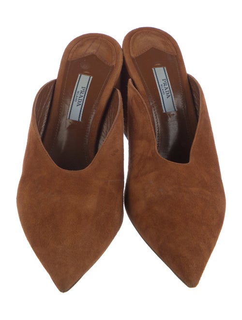 Prada Suede Mules