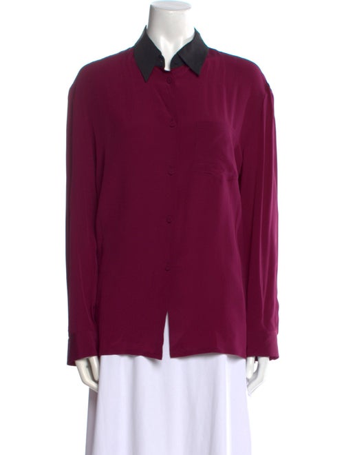 Prada 2014 Silk Button-Up Top