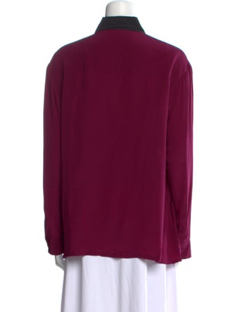 Prada 2014 Silk Button-Up Top