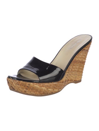 Prada Patent Leather Slides