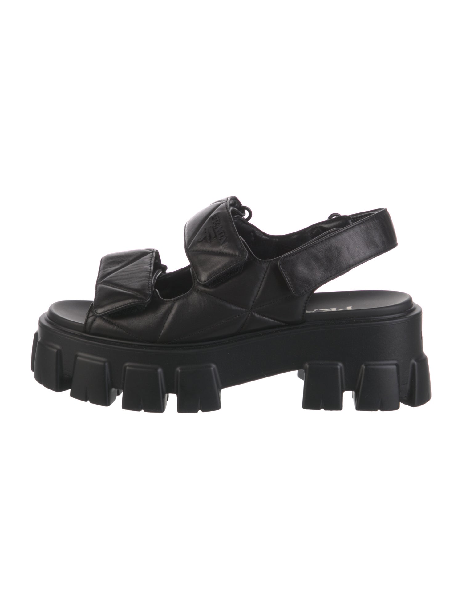 Prada Leather Slingback Sandals