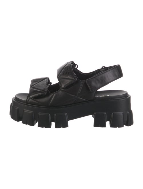 Prada Leather Slingback Sandals