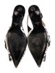 Prada Leather Printed Slingback Pumps