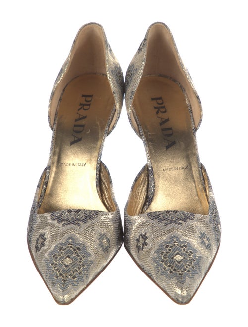 Prada Printed D'Orsay Pumps