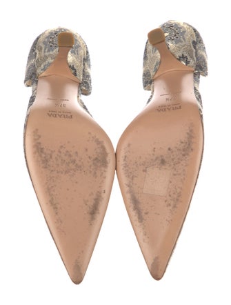 Prada Printed D'Orsay Pumps