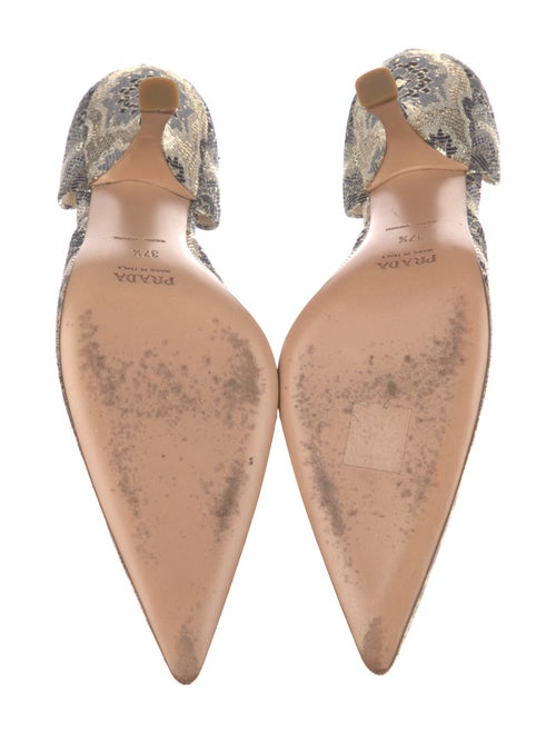 Prada Printed D'Orsay Pumps