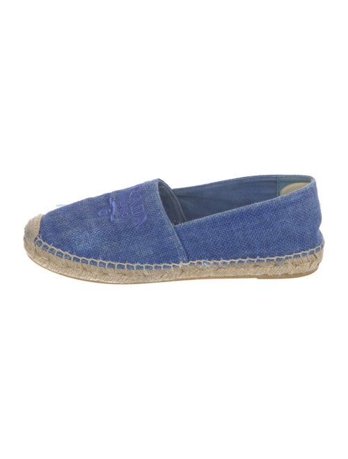 Prada Embroidered Accent Espadrilles