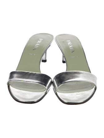 Prada Leather Slides