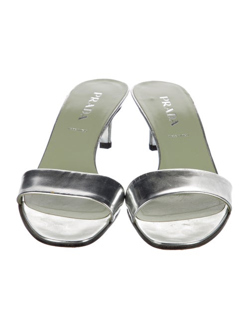 Prada Leather Slides