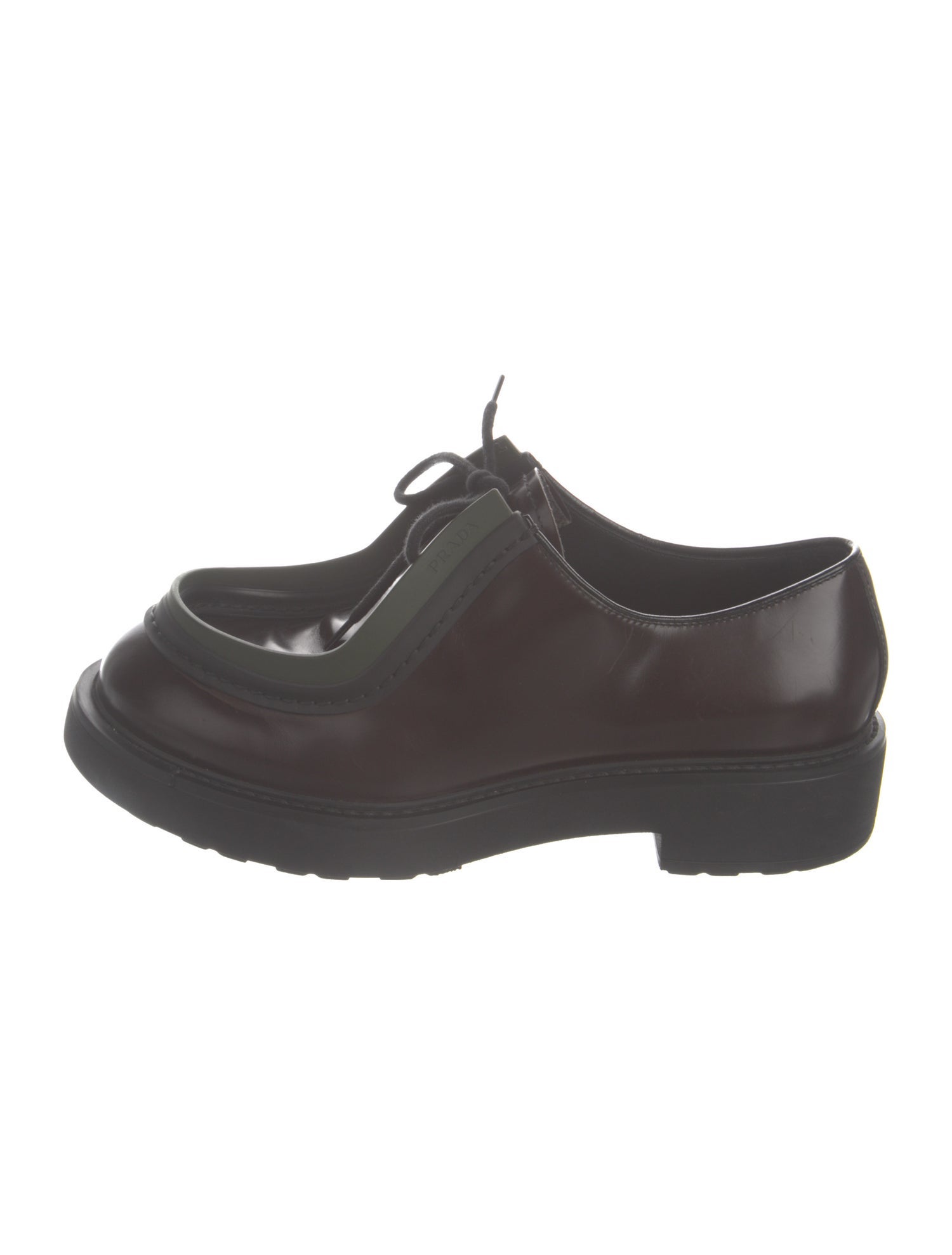 Prada Leather Derby Shoes