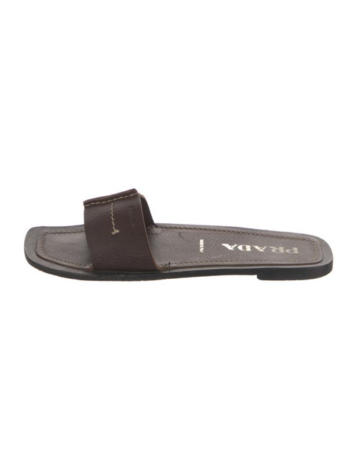 Prada Leather Slides
