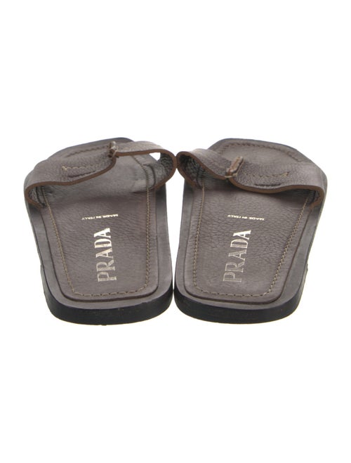 Prada Leather Slides