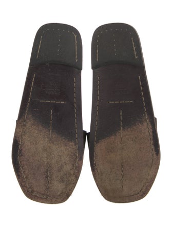 Prada Leather Slides