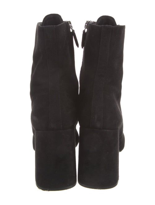 Prada Suede Lace-Up Boots