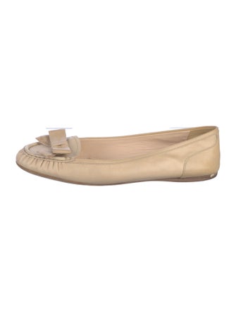 Prada Leather Ballet Flats