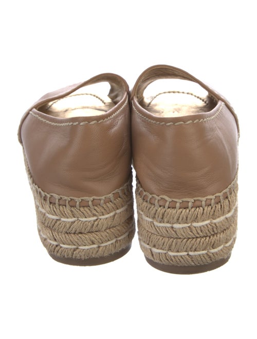 Prada Leather Espadrilles