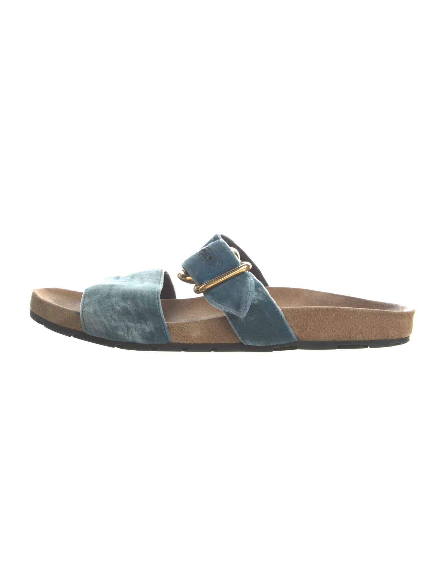 Prada Velvet Slides