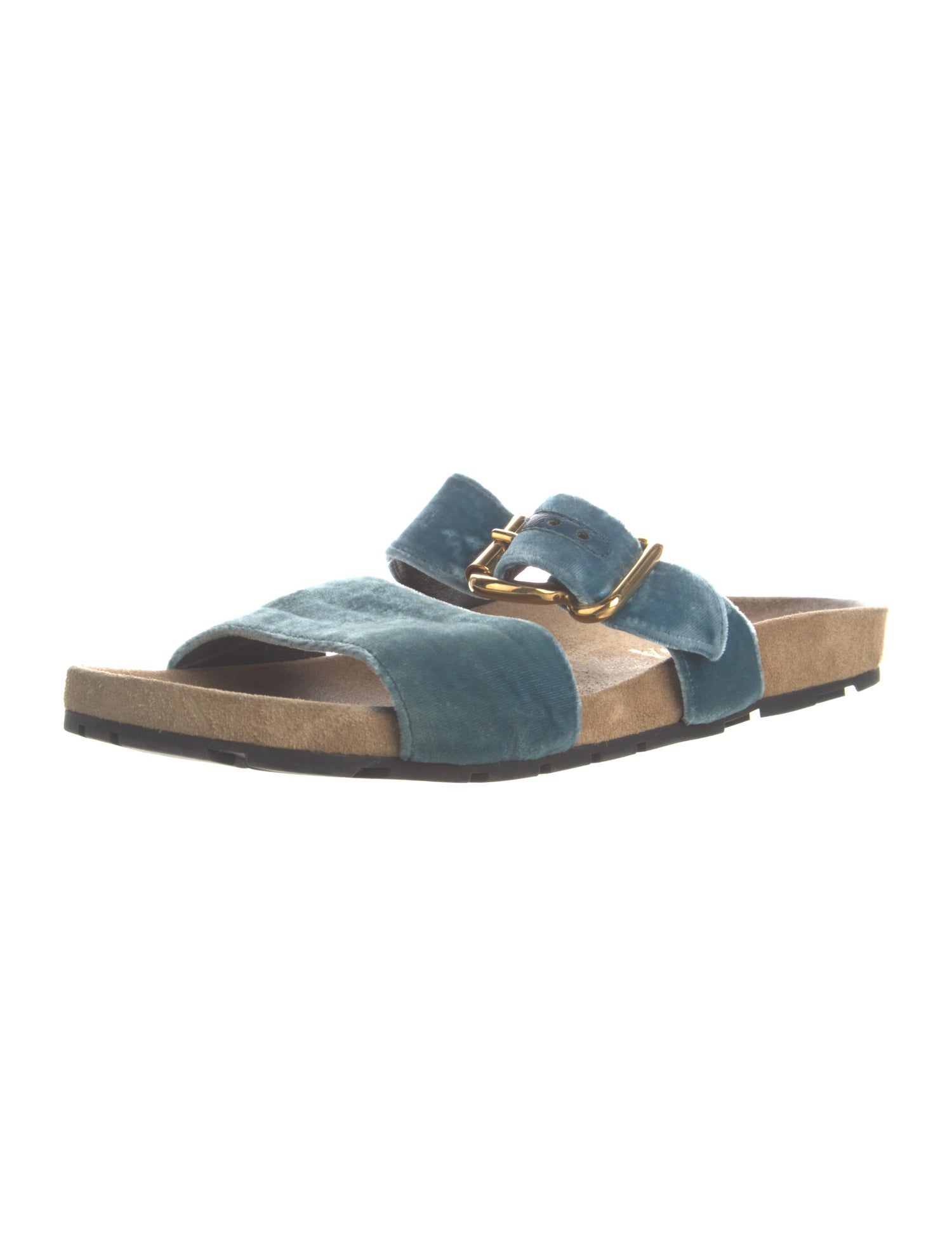 Prada Velvet Slides