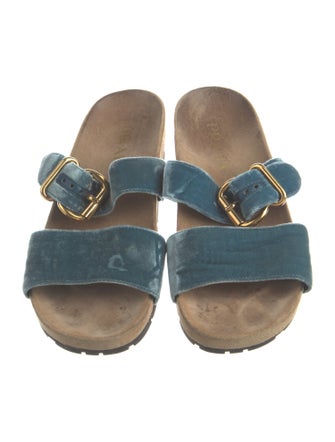 Prada Velvet Slides
