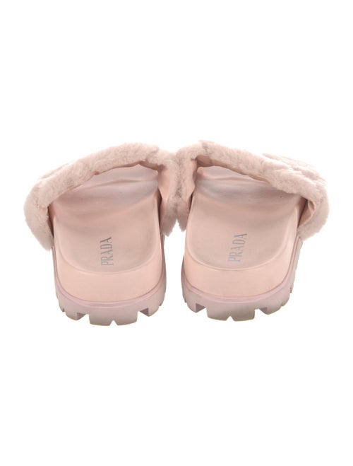 Prada Shearling Slides