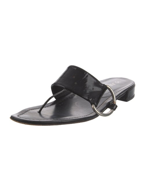 Prada Patent Leather Slides