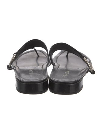 Prada Patent Leather Slides