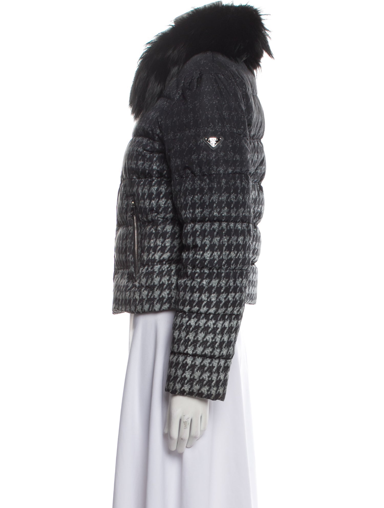 Prada 2014 Printed Fur Jacket