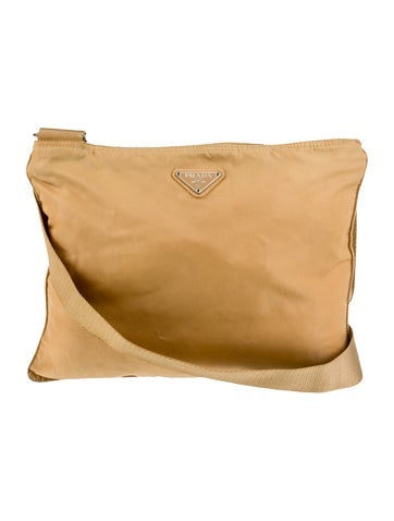 Prada Crossbody Bags Vela Nylon Portfolio Vintage