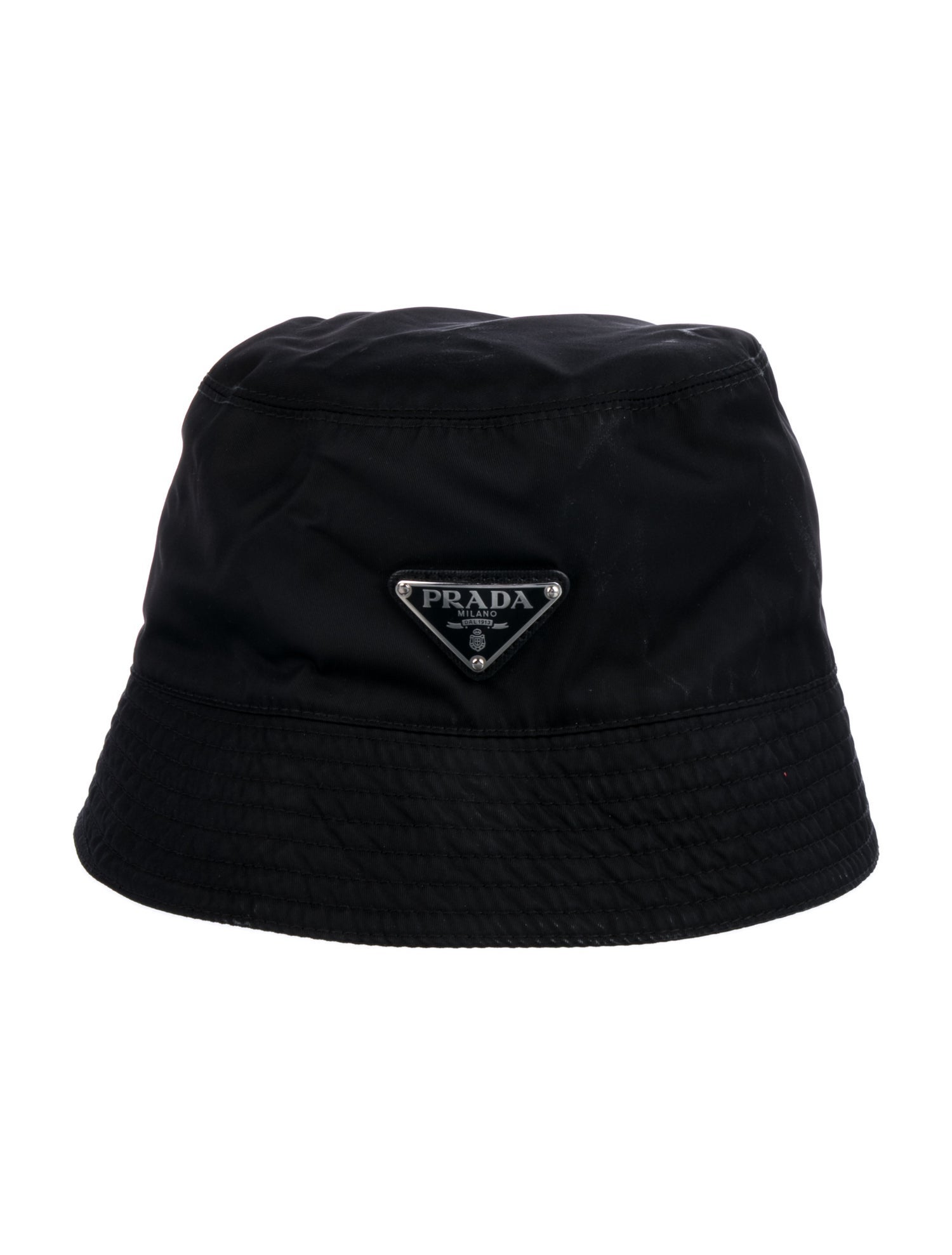 キャップ PRADA Gold Sequins Bucket Hat Crystal-embellished satin bucket hat in gold - Prada | Mytheresa