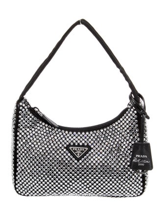Prada Enameled Metal Triangle Re-Edition 2000