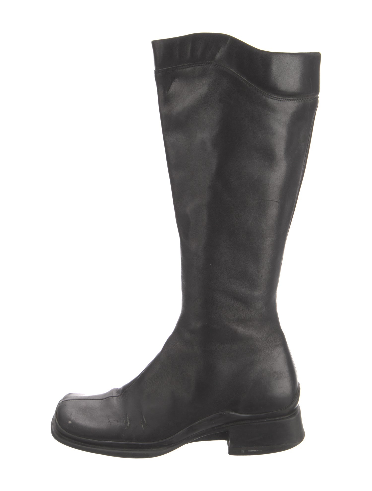 Prada Leather Riding Boots