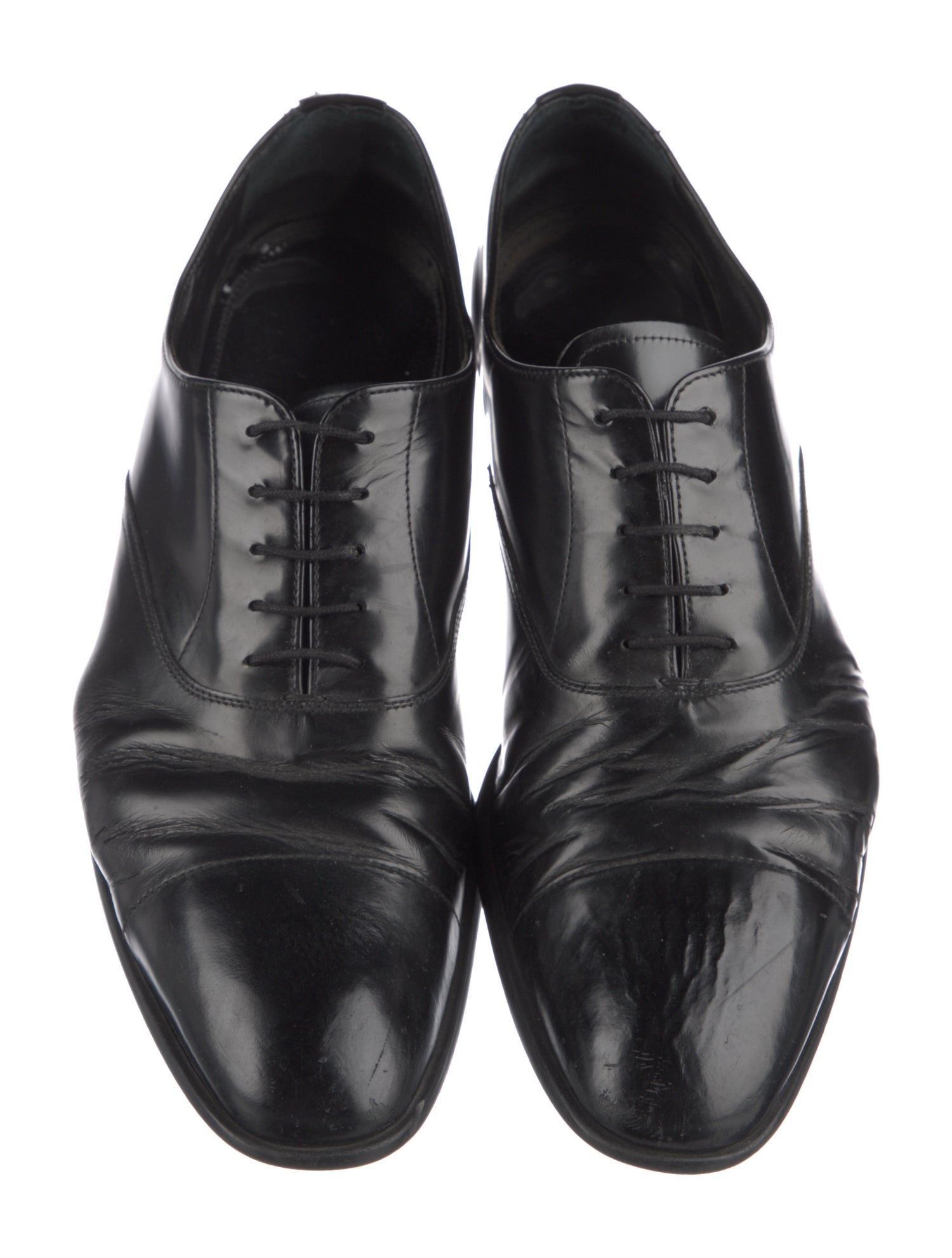 Prada Leather Oxfords