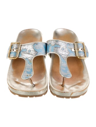 Prada Leather Slides