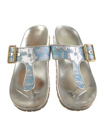 Prada Leather Slides