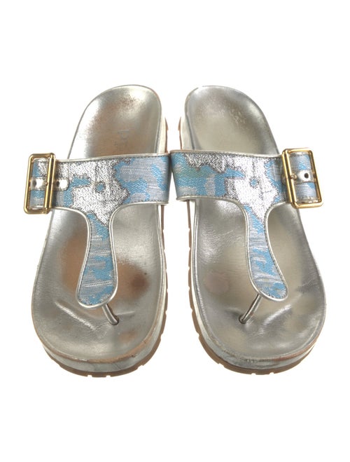 Prada Leather Slides